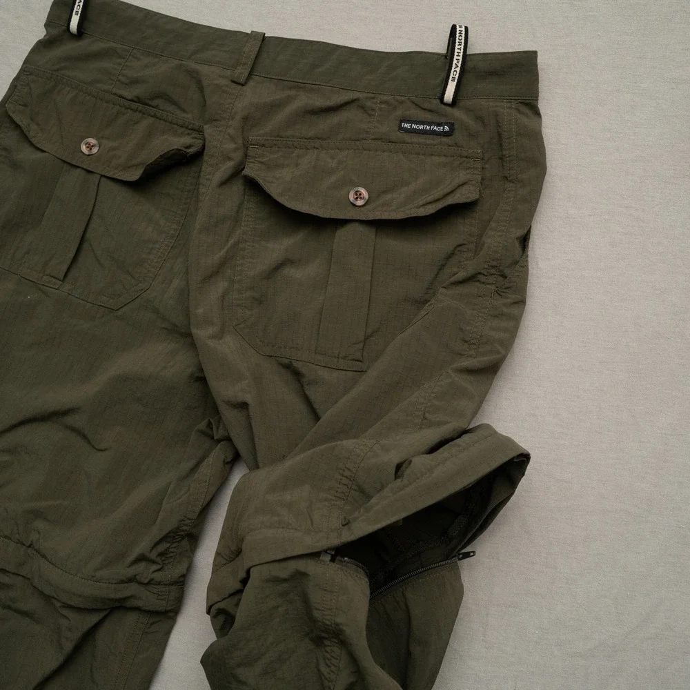 Patagonia Island Hopper Zip-Off Pants Men's 24 Green Convertible Lightweight